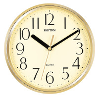 RHYTHM 丽声日本丽声挂钟 客厅卧室简约钟表装饰创意家用座挂一体石英钟 CMG890ER18