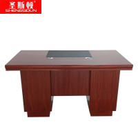 圣斯顿 GL-Z1407A 油漆办公桌经理桌1400*700*760mm(单位:张)红胡桃色