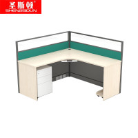 圣斯顿S-ZX1616 定制屏风卡座办公桌含键盘架主机托不含活动柜1600*1600*1200mm(套)颜色可选