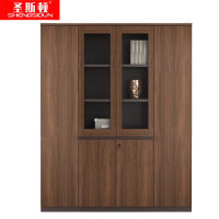 圣斯顿S-AF1840 板式文件柜组合书柜1800*400*2000mm(台)红橡木色