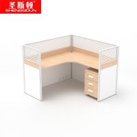 圣斯顿 S-HB1515A 职员屏风卡座办公位1500*1500*750-1200mm(套)欧橡+白色