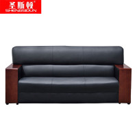 圣斯顿SD-SF18683BK三人位西皮沙发(单位:张)黑色 1950*800*900mm