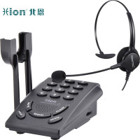 北恩(HION) VF600 耳机电话机套装话务员电话客服外呼叫中心固定电话座机 V600+选配 DH90