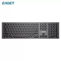 忆捷(EAGET)TYPE-C充电无线键盘鼠标套装 剪刀脚薄膜轻薄简约无线键鼠套装YT02