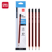 得力 DP600-2B 红黑六角杆书写铅笔2B (12支/盒) 起订量:10