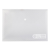 晨光(M&G) ADM94584 白色斜纹 透明文件袋收纳袋资料袋A4 12个/包 单包装 起订量:2