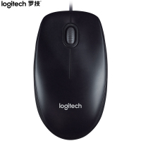 罗技(Logitech)M90 黑色有线鼠标