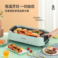 利仁(Liven) 烤肉锅 电烤炉烧烤炉电烧烤炉家用烤肉盘电烤盘烤肉机铁板烧不粘 分体可拆洗 KL-D380