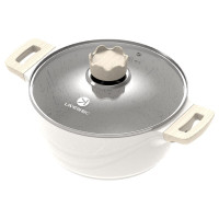 利仁(Liven)炒锅不粘锅麦饭石色多功能少油烟好清洗炒菜锅煎锅电磁炉燃气通用 麦饭石汤锅zl-t2506