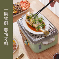 利仁(Liven)DZG-D518 电蒸锅 蒸炖锅 蒸蛋器 蒸锅家用 电蒸笼