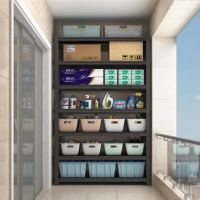 货架 舜灏 SH-HJ7012-H 七层 金属 黑色