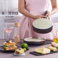 利仁(Liven)薄饼机春饼机家用电饼铛小型烙饼锅电饼档春饼春卷皮千层蛋糕机K-1