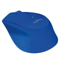 罗技(Logitech)M280 无线鼠标家用商务USB办公鼠标 蓝色