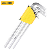 得力(deli)内六角扳手套装六边形六棱角扳手组合9件套装 DL3099