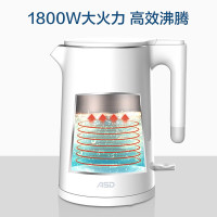 电水壶/电热水瓶 爱仕达/ASD AW-S15G316 1.5L 白色 双层不锈钢