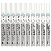 得力S557白色记号笔(白)