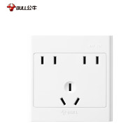 公牛(BULL) 明装开关插座G09Z323S 七孔插座 86型插座面板