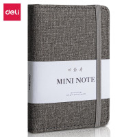 得力(deli)A7/96张便携笔记本子 22235 线装式装订 硬面抄 96页 1本 A7