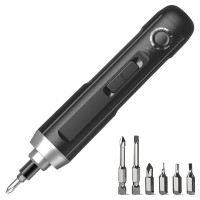 电动螺丝刀 得力/deli 1 外置电池