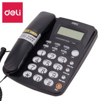 得力(deli) 787 电话机座机 固定电话 办公家用 黑