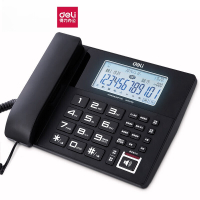 得力/deli 799 录音电话机固定座机 办公家用来电显示带4G内存卡商务固话