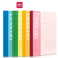 笔记本 得力/deli 7666 胶钉式装订 软面抄 100页 6本 B5