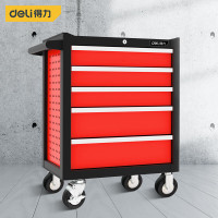 得力(deli)五抽屉工具车 手推车汽车维修零件柜多功能维修车 DQ02305