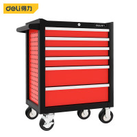 得力(deli)六抽屉工具车 手推车汽车维修零件柜多功能维修车 DQ02306