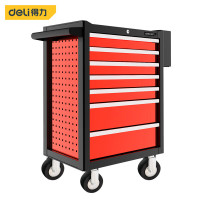 得力(deli)七抽屉工具车 手推车汽车维修零件柜多功能维修车 DQ02307