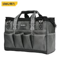 得力(deli)加强型抗撕裂工具包17寸 耐磨多功能大容量维修包电工包 DL430417