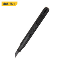 得力(deli)时尚款铝合金美工刀 9mm(DL309)