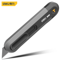 得力(deli)home系列伸缩美工刀安全刀T型刀片壁纸刀裁纸刀地毯刀 HT4008