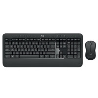 罗技(Logitech)MK540 防泼溅舒适掌托无线键鼠套装 黑色