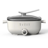 利仁(liven)电火锅火锅电煮锅3L容量宿舍小电锅家用多功能网红一体电炒锅煮面锅C-1 3.5L 一体锅DHG-X35