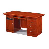 电脑桌 白寅 胡桃色