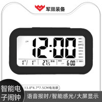 挂钟 军燚 JY-JW2300828 LCD 长方形 机械 黑色 湿度