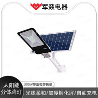 路灯 军燚 JY-JW2380212 LED 光控, 遥控器控制 白色