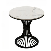 茶几 白寅 岩板 圆形 白色 BY-PSCJ-002