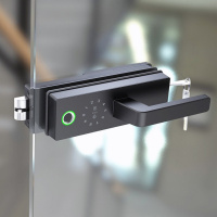 歆昱Xy241024001无框玻璃门办公室高隔断门密码锁