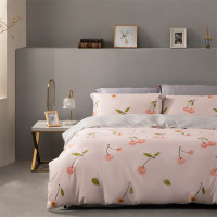 水星家纺床上用品床单被套四件套DH 奶fufu的花 200×230cm/套