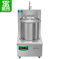 圣托(Shentop)304#不锈钢单头电矮汤炉 15KW 学校食堂平面高汤炉 DCE30