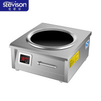 史蒂芬(stevison)台式凹面电灶(配炒锅)磁控款 400凹晶电磁面板 SDF-CK8000W(380V)-AM