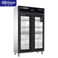 史蒂芬(stevison)ZTP1000-E1双门中温消毒柜 多功能层架带红酒杯层架臭氧+紫外线+隐藏式发热体 610L