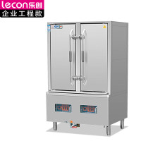 乐创( lecon) 商用海鲜蒸柜 食堂酒店双门电蒸柜 工程款 LC-J-SM36A[一价无忧]