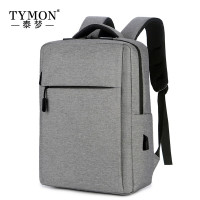 Tymon 休闲背包 简约电脑包 城市通勤商务背包 学生双肩包书包TM-S1110 灰色
