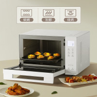 松下(Panasonic)微波炉变频微波炉节能微波炉烤箱一体机微波炉家用NN-DF37PWXPE微烤炸一体机23L家用微