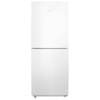 美的(Midea)189白色双开门两门小户型家用电冰箱租房宿舍低音节能可冷藏冷冻速冻 MR-189E 极地白