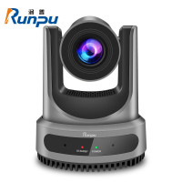 润普Runpu RP-HD93X 视频会议摄像头云台遥控AI智能跟踪HDMI/SDI/USB接口网口30倍光学变焦摄像机