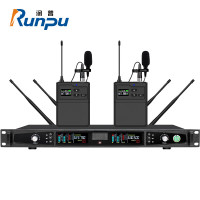润普Runpu RP-WZ02L 真分集红外对频直播/演讲/智慧教育无线领夹式麦克风/视频会议无线领夹麦克风 QY