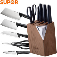 苏泊尔(SUPOR) 刀具套装 尖锋系列厨房七件套刀不锈钢具套装刀菜刀组合 TK1522Q